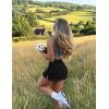 imageHigh Waisted Golf Skort Tennis Skirt for Women Bodycon Mini Skirt Short Pickleball Athletic Skirt with ShortsBlack