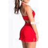 imageHigh Waisted Golf Skort Tennis Skirt for Women Bodycon Mini Skirt Short Pickleball Athletic Skirt with ShortsFire Red