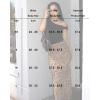 imageLeopard Print Maxi Skirts for Women Bodycon High Waisted ALine Mesh Long SkirtBlack Grey Leopard