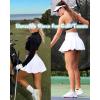 imageWomen Golf Skort Tennis Skirt with Pockets Shorts High Waisted Pleated Mini Skirt Athletic Skorts Pickleball SkirtsB1 Everyday Mini Skirts Bright White