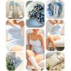 imageWomens Pajama Sets Shorts Lace Trim Tops Soft Cute Pajamas Lounge Sets 2 Piece Pj Set SleepwearBlue