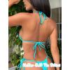 imageString Bikini Tops for Women Bathing Suit Swim Tops Sexy Triangle Bikini Top Black02 Ice Green
