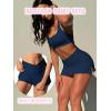 imageTwo Piece Tennis Skirt Sets for Women 2 Piece Mini Skirt Set Going Out Golf Skort Athletic Skirt Pickleball Outfit01a1 2 Piece Mini Skirt Sets Blue Navy