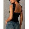 imageStrapless Halter Tube Top Backless Going Out Tops for Women Cute Club Rave Top Off Shoulder Open Back Bandeau ShirtsBlack