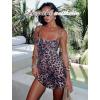 imageSummer Tube Mini Dresses for Women Trendy Y2k Ruched Going Out Club Rave Outfit Bodycon Short Bandeau DressCheetah Print