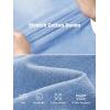 imageTapata Skorts Skirts for Women High Waisted Denim Mini Casual Stretchy Jean Skirt Slit with ShortsLight Blue