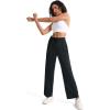imageTapata Womens 28303234 Inseam Track Pants Loose Straight Leg Jogging Sweatpants WarmUp Sports Athletic RunningBlack