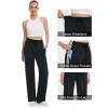 imageTapata Womens 28303234 Inseam Track Pants Loose Straight Leg Jogging Sweatpants WarmUp Sports Athletic RunningBlack