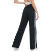 imageTapata Womens 28303234 Inseam Track Pants Loose Straight Leg Jogging Sweatpants WarmUp Sports Athletic RunningBlack