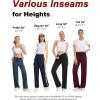 imageTapata Womens 28303234 Inseam Track Pants Loose Straight Leg Jogging Sweatpants WarmUp Sports Athletic RunningBurgundy