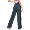 imageTapata Womens 28303234 Inseam Track Pants Loose Straight Leg Jogging Sweatpants WarmUp Sports Athletic RunningDark Grey