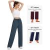 imageTapata Womens 28303234 Inseam Track Pants Loose Straight Leg Jogging Sweatpants WarmUp Sports Athletic RunningDark Grey
