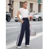 imageTapata Womens 28303234 Inseam Track Pants Loose Straight Leg Jogging Sweatpants WarmUp Sports Athletic RunningNavy Blue
