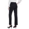 imageTapata Womens 28303234 Stretchy Straight Dress Pants with Pockets Tall Petite Regular for Office Work BusinessBlack  Pinstripe