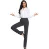 imageTapata Womens 28303234 Stretchy Straight Dress Pants with Pockets Tall Petite Regular for Office Work BusinessCharcoal