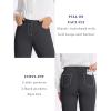imageTapata Womens 28303234 Stretchy Straight Dress Pants with Pockets Tall Petite Regular for Office Work BusinessCharcoal