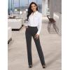 imageTapata Womens 28303234 Stretchy Straight Dress Pants with Pockets Tall Petite Regular for Office Work BusinessCharcoal