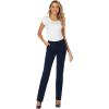 imageTapata Womens 28303234 Stretchy Straight Dress Pants with Pockets Tall Petite Regular for Office Work BusinessNavy Blue