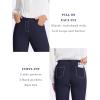 imageTapata Womens 28303234 Stretchy Straight Dress Pants with Pockets Tall Petite Regular for Office Work BusinessNavy Blue