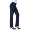 imageTapata Womens 28303234 Stretchy Straight Dress Pants with Pockets Tall Petite Regular for Office Work BusinessNavy Blue