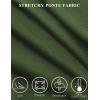 imageTapata Womens 28303234 Stretchy Straight Dress Pants with Pockets Tall Petite Regular for Office Work BusinessOlive