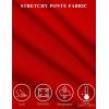 imageTapata Womens 28303234 Stretchy Straight Dress Pants with Pockets Tall Petite Regular for Office Work BusinessRed