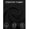 imageTapata Womens Office Work Pencil Skirt Stretch High Waist Below Knee Bodycon for Business CasualBlack