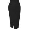 imageTapata Womens Office Work Pencil Skirt Stretch High Waist Below Knee Bodycon for Business CasualBlack