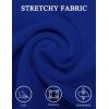 imageTapata Womens Office Work Pencil Skirt Stretch High Waist Below Knee Bodycon for Business CasualBlue