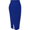 imageTapata Womens Office Work Pencil Skirt Stretch High Waist Below Knee Bodycon for Business CasualBlue