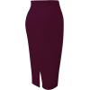 imageTapata Womens Office Work Pencil Skirt Stretch High Waist Below Knee Bodycon for Business CasualBurgundy