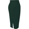 imageTapata Womens Office Work Pencil Skirt Stretch High Waist Below Knee Bodycon for Business CasualDark Green