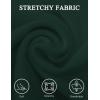 imageTapata Womens Office Work Pencil Skirt Stretch High Waist Below Knee Bodycon for Business CasualDark Green