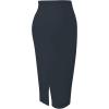 imageTapata Womens Office Work Pencil Skirt Stretch High Waist Below Knee Bodycon for Business CasualDark Grey