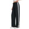 imageTapata Womens 28303234 Inseam Track Pants Loose Straight Leg Jogging Sweatpants WarmUp Sports Athletic RunningBlack