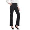 imageTapata Womens 28303234 Stretchy Straight Dress Pants with Pockets Tall Petite Regular for Office Work BusinessGrey  Herringbone