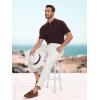 imageTapata Mens Linen Casual Dress Pants Lightweight Elastic Waist Slacks Straight Leg Regular Fit Trousers for Work BusinessBeige