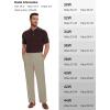 imageTapata Mens Linen Casual Dress Pants Lightweight Elastic Waist Slacks Straight Leg Regular Fit Trousers for Work BusinessKhaki