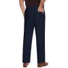 imageTapata Mens Linen Casual Dress Pants Lightweight Elastic Waist Slacks Straight Leg Regular Fit Trousers for Work BusinessNavy Blue