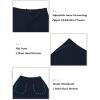 imageTapata Mens Linen Casual Dress Pants Lightweight Elastic Waist Slacks Straight Leg Regular Fit Trousers for Work BusinessNavy Blue