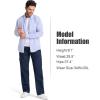 imageTapata Mens Relaxed Fit Cargo Jeans Elastic Waist 6 Pockets Straight Leg Work Utility PantsDark Blue