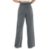 imageTapata Women Wide Leg Pants High Waisted Dress Trousers Casual Elastic Pockets Business Work SlacksGranite Heather