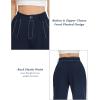 imageTapata Women Wide Leg Pants High Waisted Dress Trousers Casual Elastic Pockets Business Work SlacksNavy Blue