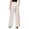 imageTapata Women Wide Leg Pants High Waisted Dress Trousers Casual Elastic Pockets Business Work SlacksPlaid Beige