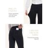 imageTapata Womens 28303234 Stretchy Bootcut Dress Pants with Pockets Tall Petite Regular for Office Work BusinessBlack  Pinstripe