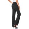 imageTapata Womens 28303234 Stretchy Bootcut Dress Pants with Pockets Tall Petite Regular for Office Work BusinessBlack