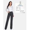 imageTapata Womens 28303234 Stretchy Bootcut Dress Pants with Pockets Tall Petite Regular for Office Work BusinessCharcoal