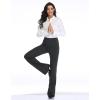imageTapata Womens 28303234 Stretchy Bootcut Dress Pants with Pockets Tall Petite Regular for Office Work BusinessCharcoal