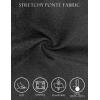 imageTapata Womens 28303234 Stretchy Bootcut Dress Pants with Pockets Tall Petite Regular for Office Work BusinessGrey  Herringbone