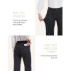 imageTapata Womens 28303234 Stretchy Bootcut Dress Pants with Pockets Tall Petite Regular for Office Work BusinessGrey  Herringbone